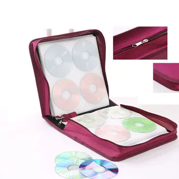 

ymjywl CD Case Dust-Proof Protection Storage CD/DVD Bag 256-Disc Capacity For Home And Car Traveling Carry Box
