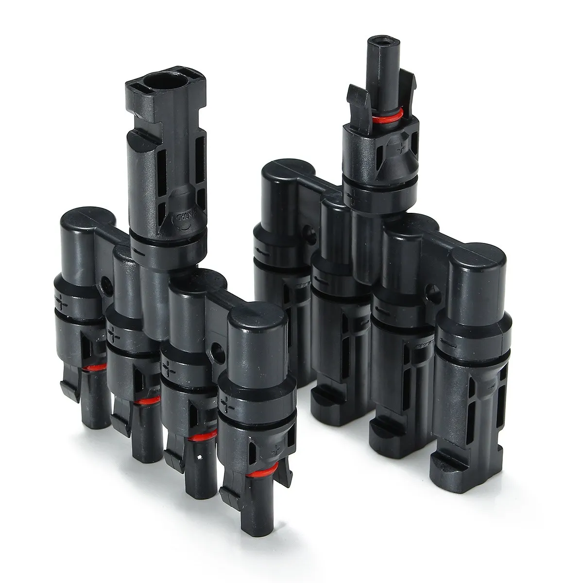 thumbnail image 2 of ISunergy 5 Pairs Solar Connectors M-C-4 Male/Female IP67 Waterproof Solar Panel Cable Connectors With Spanners 2 of 14