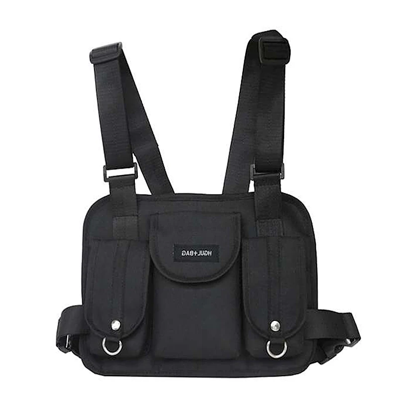 Moward черная сумка на талию в стиле хип-хоп, уличная функциональная тактическая сумка на грудь, камуфляжная сумка через плечо Bolso Kanye West
