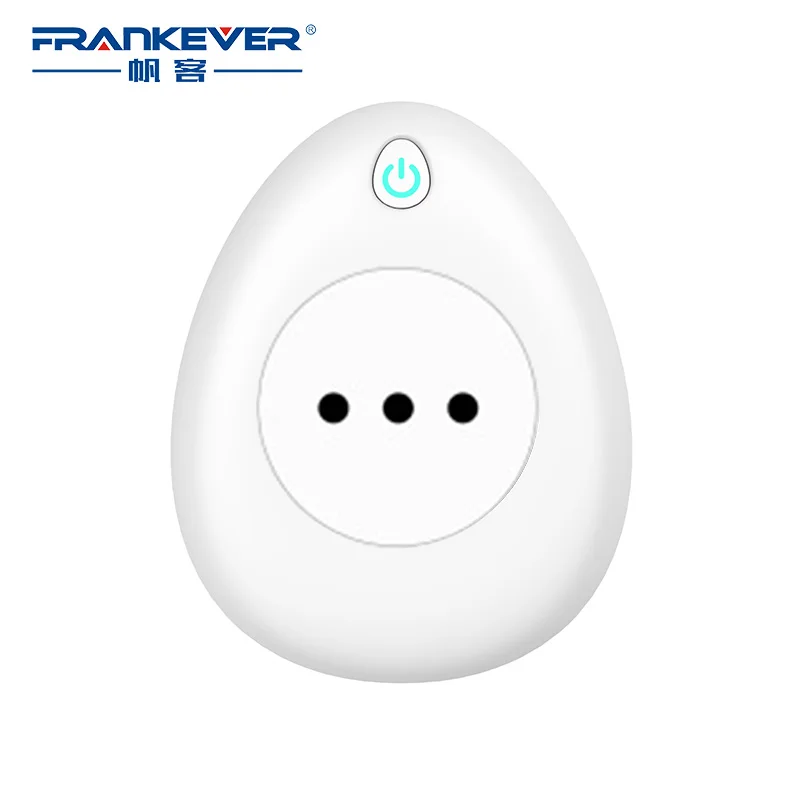 

FrankEver Italy Smart Socket 16A with Power Monitoring WiFi Remote Control Plug Work with Alexa Google Tuya App
