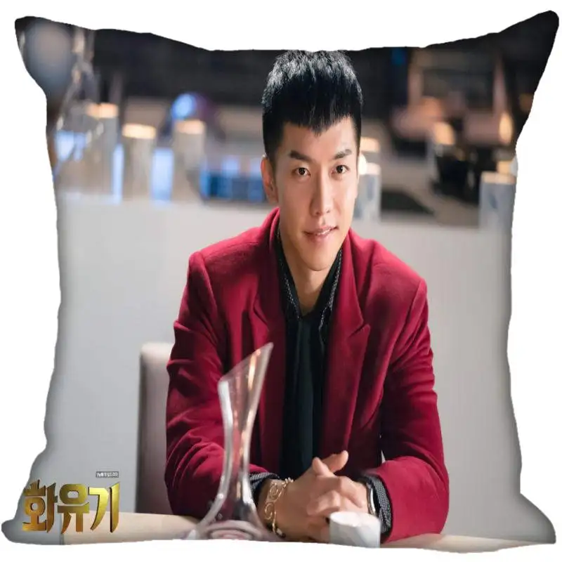 На заказ Kpop Lee Seung Gi печатные квадратные шелковые наволочки 40x40 см, 35x35 см одна сторона атласная Наволочка логотип - Цвет: 18