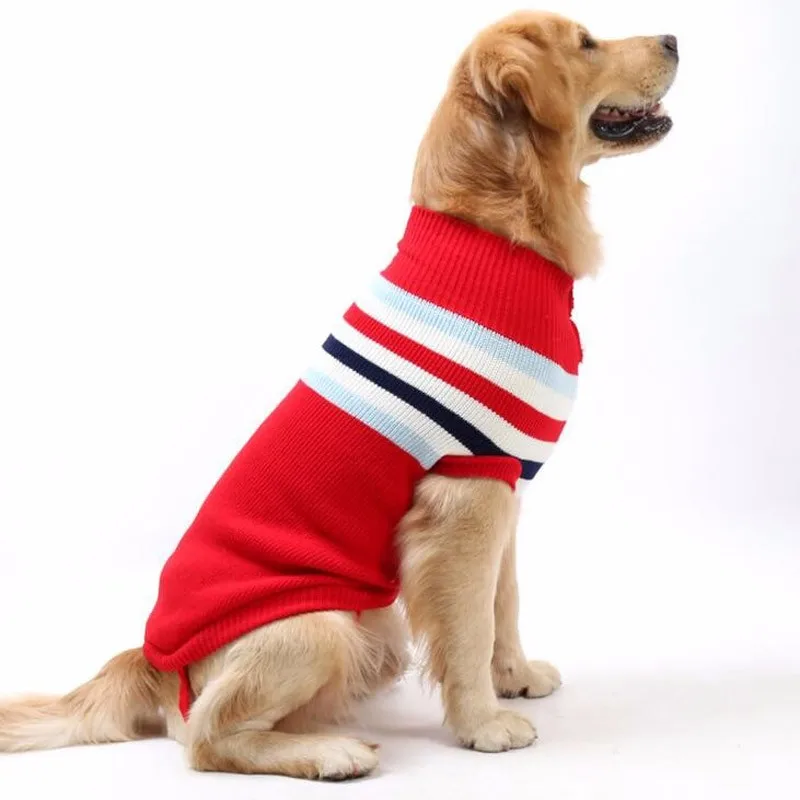 Hot Fashion Comfortable XS-XXXL large pet dog sweater cute dog clothes in winter big dog clothes small puppy winter sweater 