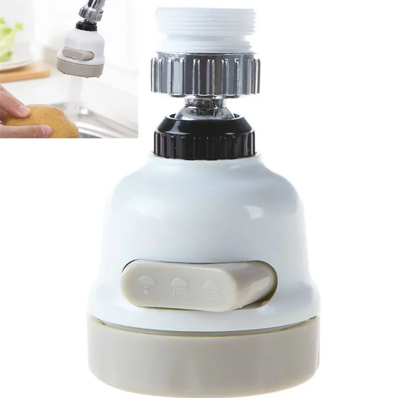 

Moveable Kitchen Tap Head Universal 360 Degree Rotatable Faucet Water Saving Filter Sprayer Fast Shipping Recommended