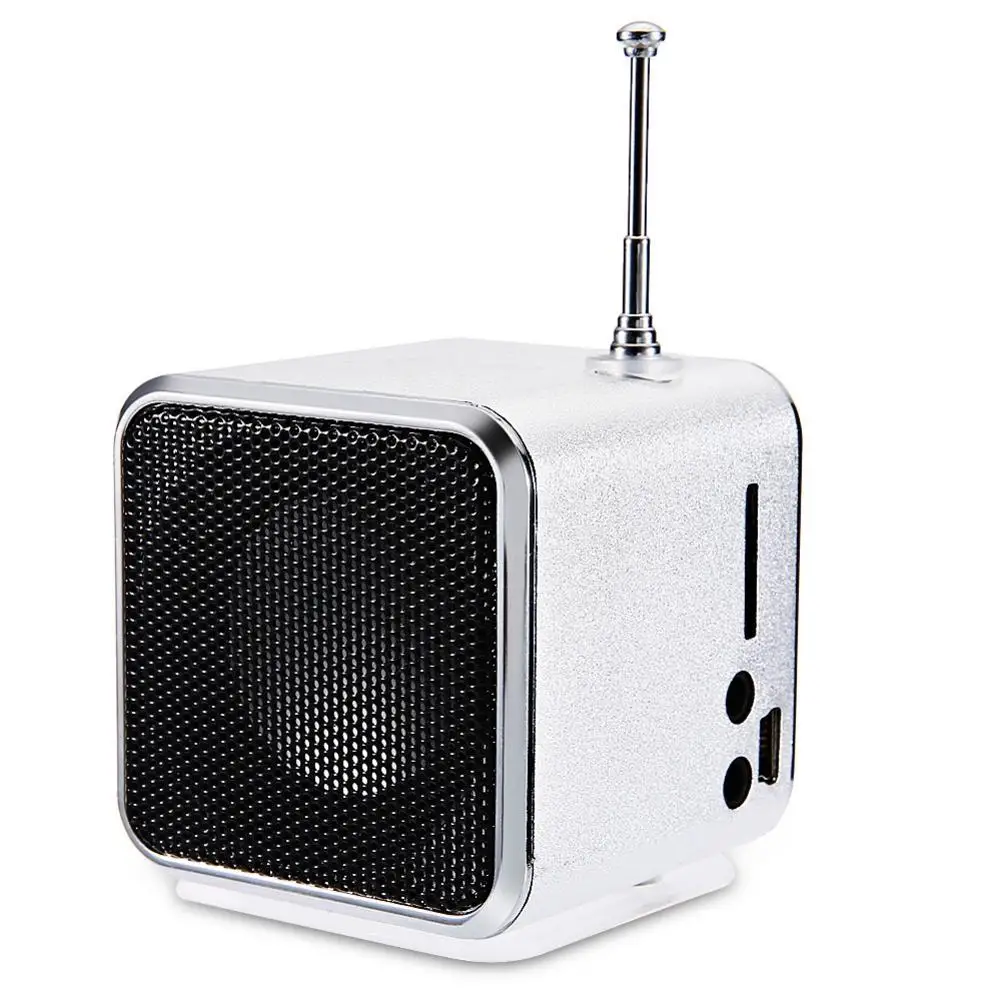 Портативный мини динамик с поддержкой SD TF карты Micro USB стерео супер бас MP3/4