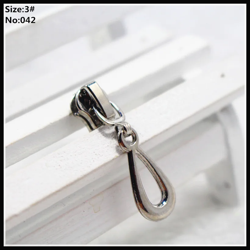 

3# Wholesale 10pcs Zipper Sliders Metal Zipper Pulls zipper Head For Handbag/ Backpack/Clothing/Sewing Tailor Tools 042