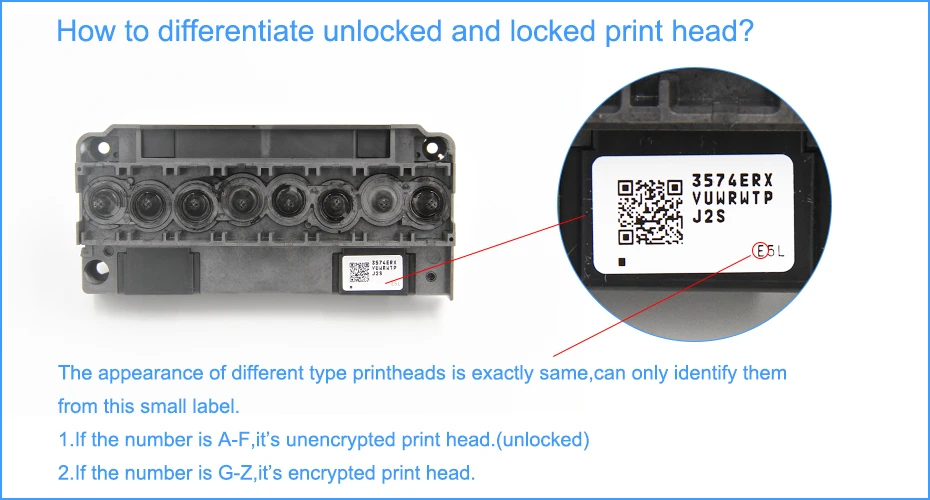 Новая F186000 УФ печатающая головка DX5 Сольвентная печатающая головка для Epson R1800 R1900 R2000 R2400 R2880 4800 4880 7880(1 набор декодер бесплатно