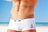 AUS020 Модные мужские пляжные шорты, Мужская одежда для доски быстросохнущая - Цвет: Белый