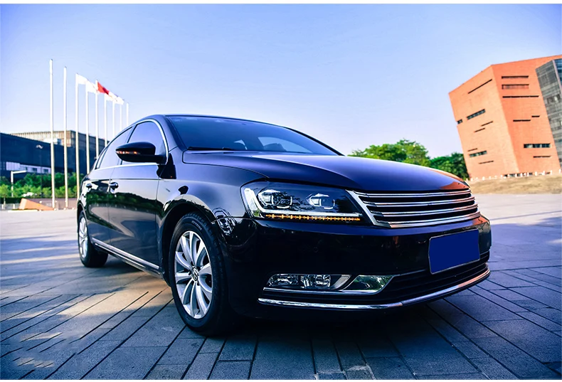 Автомобильный Стайлинг для Volkswagen VW Europe Passat B7 фары 2012- светодиодный фонарь DRL Bi Xenon объектив Динамический указатель поворота