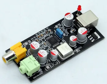 

PCM2706 DAC sound card decoder board for amplifier Support WINXP WIN7 WIN8