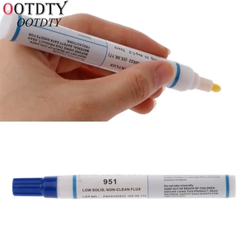 

OOTDTY 951 10 ml Soldering Rosin Flux Pen Low-Solid Non-clean For Kester Soldering Solar Panel DIY Power Panel