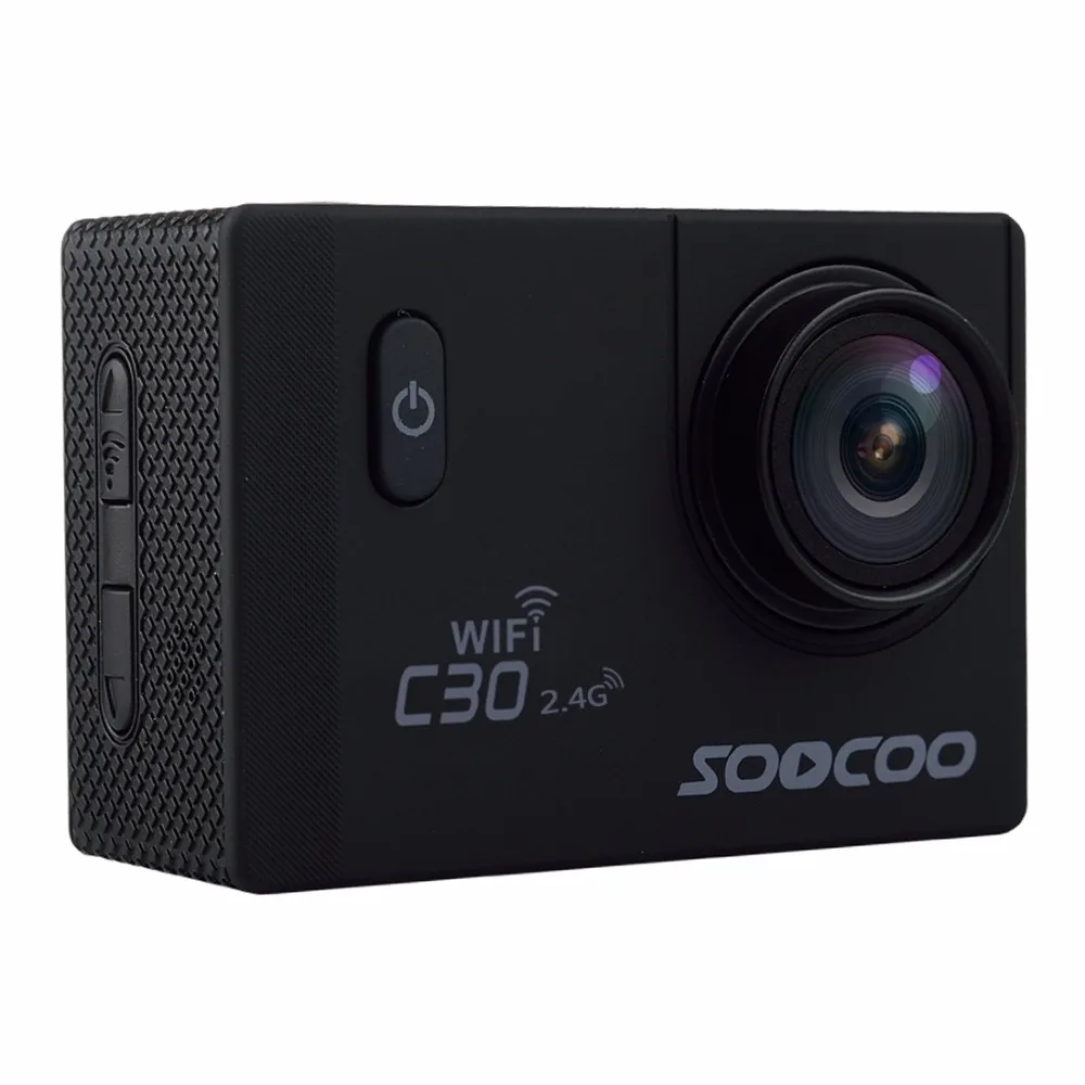 SOOCOO C30R 2' экран 170 градусов широкоугольная WiFi Спортивная экшн-камера видеокамера с водонепроницаемым корпусом чехол пульт дистанционного управления