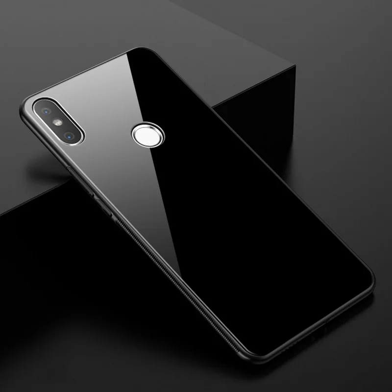 

Tempered Glass Case For Xiaomi Redmi Note 6 7 Pro Cases PocoPhone F1 Cover Coque For Xiaomi Mi 8 9 SE Lite A1 A2 Bumper Fundas