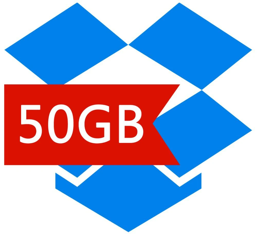 Dropbox 50GB Promo Coupon Code Upgrade Permanently Lifetime Space 
