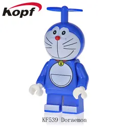 Одиночная распродажа KF539 фигурки экшн-образование hello kitty Doraemon Микки Дейзи Дак строительные блоки детские игрушки KF6041