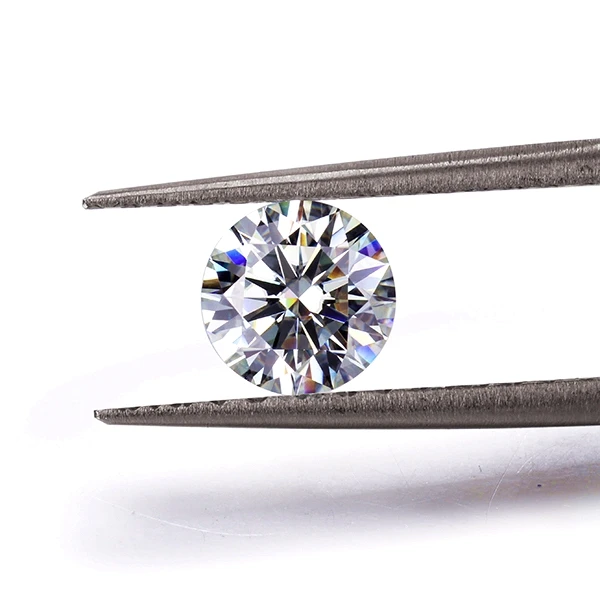 Круглый Блестящий Огранки 0.4ct карат 4 5 мм F цвет Муассанит без огранки камень VVS1