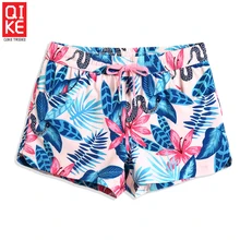 Женские Летние плавки, купальник в гавайском стиле, быстросохнущие шорты для серфинга, пляжные шорты для бега
