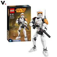 2016 New Children assembled puzzle blocks early baby toy Star Wars Clone Commander Cody 82pcs big