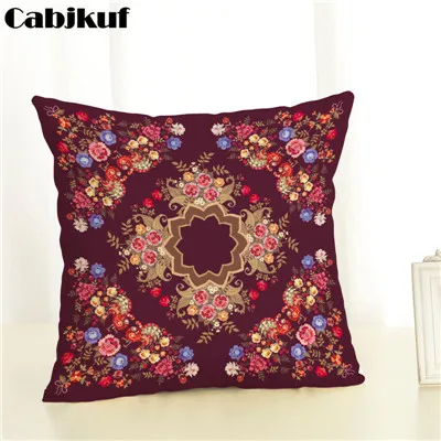 Декоративные наволочки для диванной подушки в стиле ретро Мягкая ...