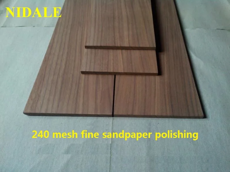 

NIDALE Model 4x100 mm polishing Black walnut batten Ship model kit Special-purpose wood material 2 pcs/lot