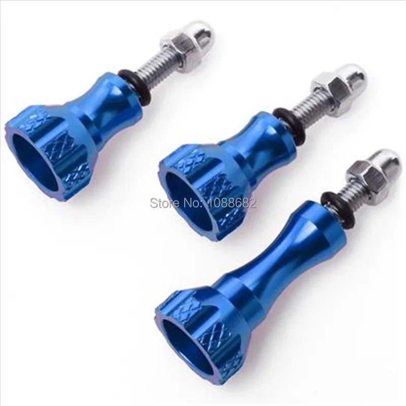 3PcsSet Aluminum Thumb Knob Screw for Mini Camcorder GoPro Hero 4 3 SJ4000 SJ5000 Mount Accessories (10)