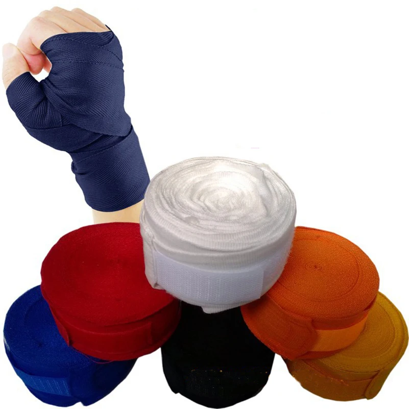 1/2pcs Box Sports Strap Boxing Bandage Muay MMA Taekwondo Hand Gloves Wrap 