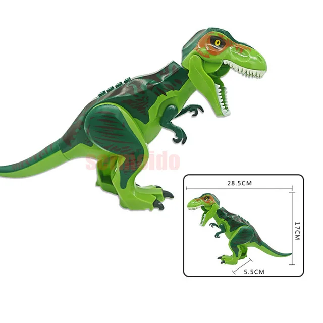 Legoings jurassic World Park Dinosaur world Figures Tyrannosaurs Rex Building Blocks baby Toys For Children Marvel BKX32
