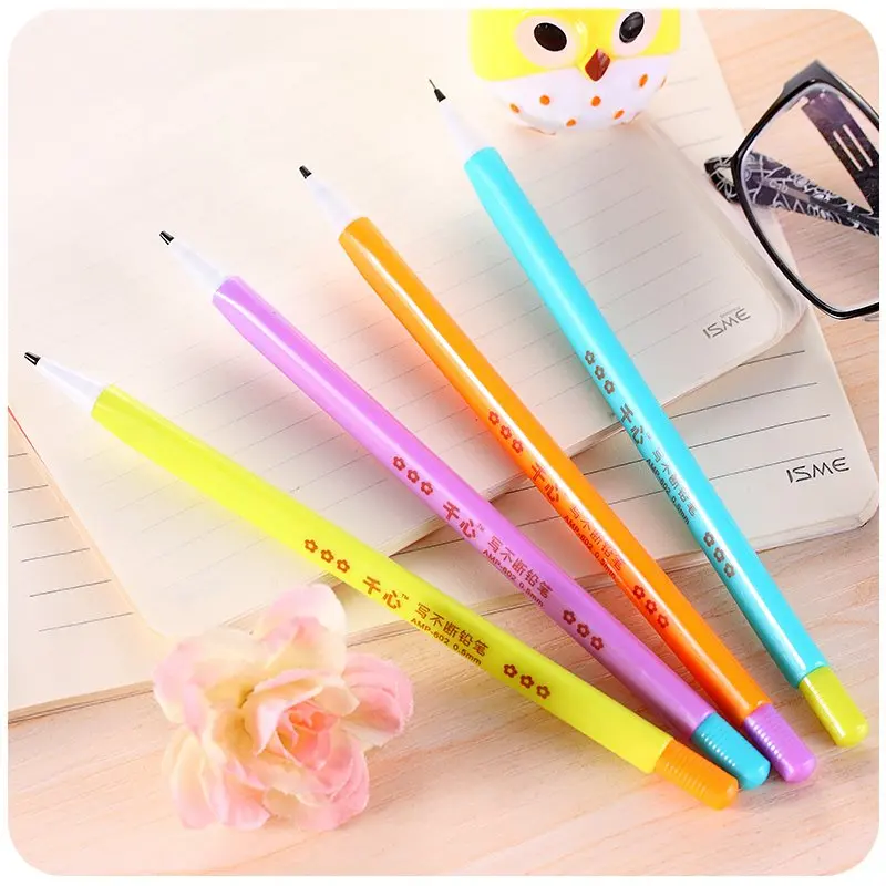 5 pcs Candy color pencil Korea stationery Creative cute pupil pencil