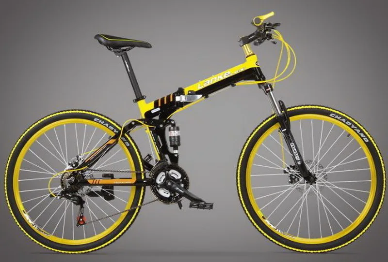 Best tb250902-1/Folding bike/26 inch 24/27 speed/oil brake one round folding mountain bike/men and women models/Positioning flywheel 8