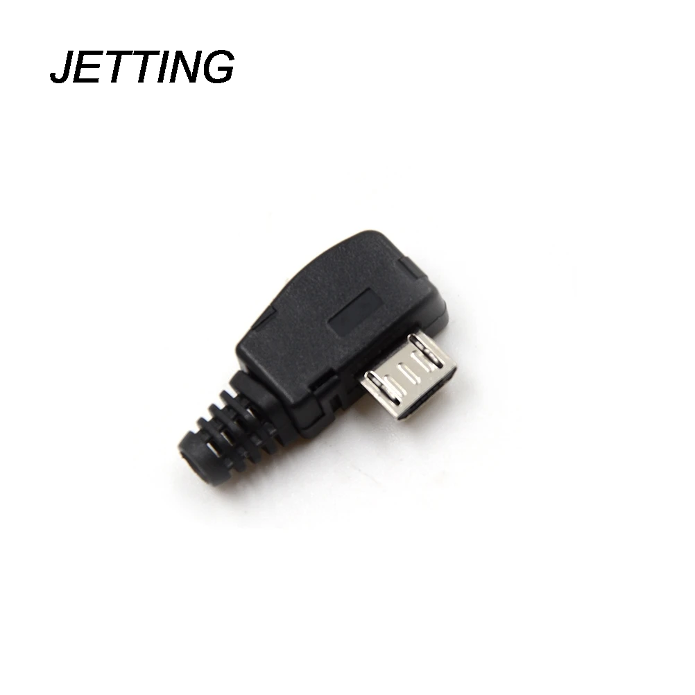 JETTING правый угол микро USB 5 P порт штекер разъем с пластиковой крышкой|connector male|connector