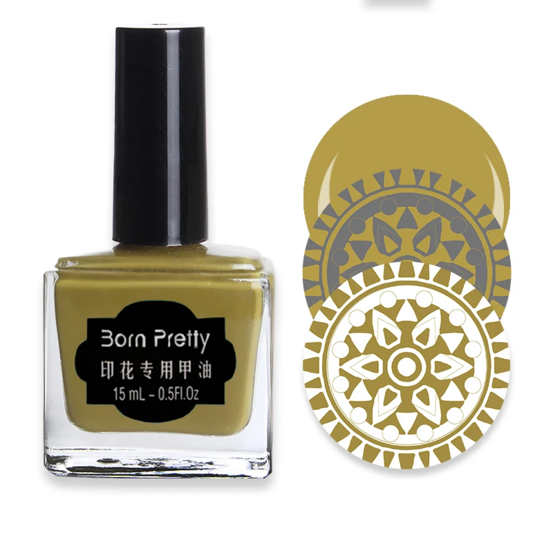 BORN PRETTY 15 мл/6 мл чистые цвета ногтей лак для стемпинга сладкий стиль стемпинг ногтей покрытие 72 Цвета Доступные лаки для ногтей