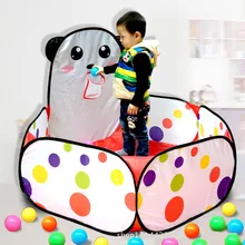 Крытая детская игра для малыша, игрушки для малышей, игрушка панда, палатка для улицы, портативный морской шар, бассейн, детская палатка дом, баскетбольный обруч