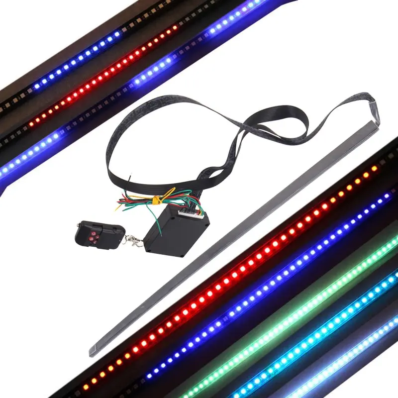 Автомобильный Стайлинг яркая световая балка Knight Rider 5050 SMD 48 светодиодный 7 цветов