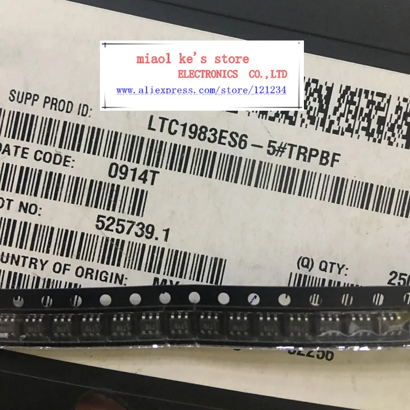 Новинка 100% оригинал: Φ # TRPBF LTC1983ES6-5 TRMPBF LTYB - IC REG CHARGE PUMP -5V | Электронные компоненты и