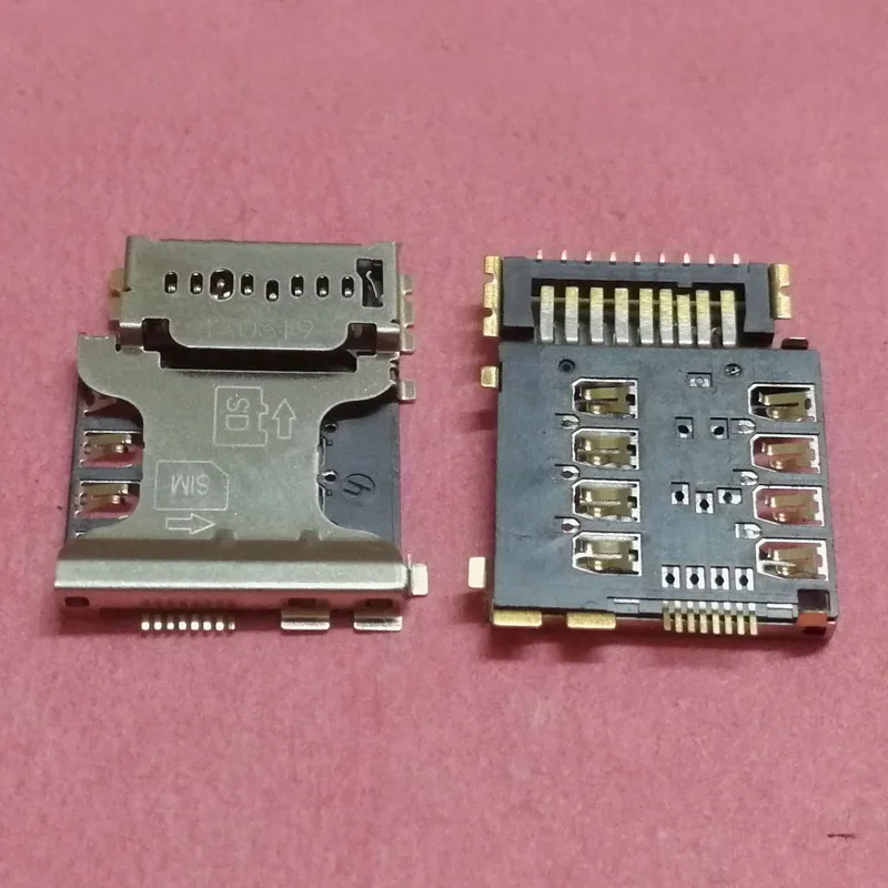 2 шт. слот для считывания sim-карт держатель лотка разъем Samsung I8552 I9128V I8262 I879 i8558 i8260