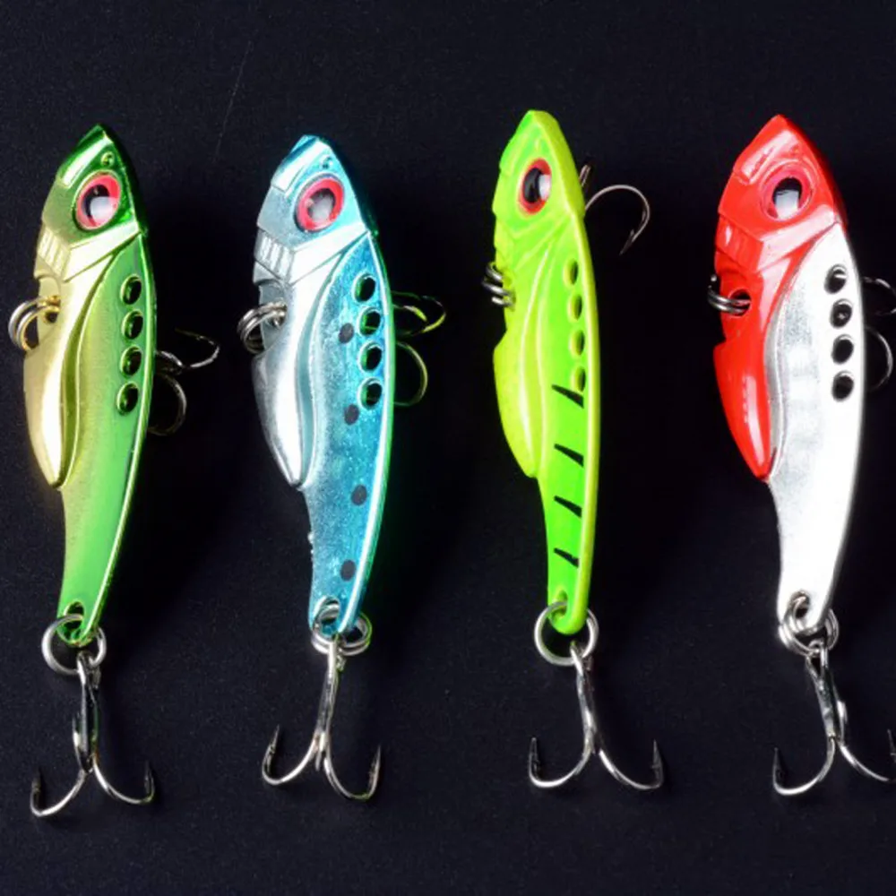  Random Color New Promotions Sale 1 Pc Metal Crank Bait Fishing Lure Bait Swim Baits Tackle Hooks 5.