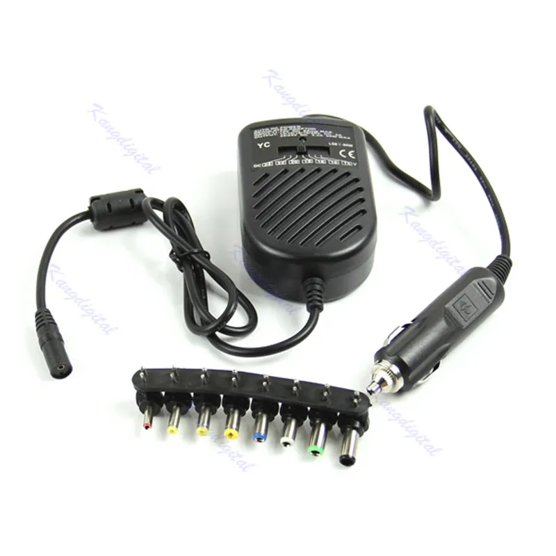 

DC 80W Car Auto Universal Charger Power Supply Adapter Set For Laptop Notebook