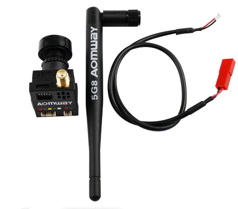 Free Shipping AOMWAY FPV 5.8Ghz 8CH 200mW AV Transmitter Integrated 700TVL CMOS HD Camera for Aerial Photography FPV RC Drone