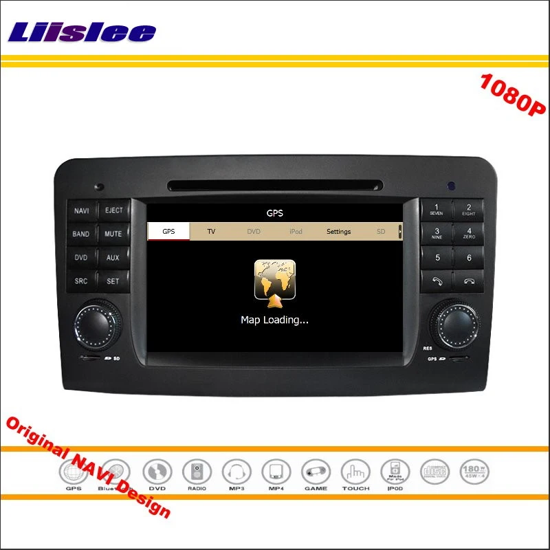 Flash Deal Liislee For Mercedes Benz GL X164 2005~2012 Stereo Radio CD DVD Player GPS Navigation 1080P HD Screen System Original NAV Design 1