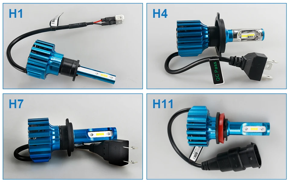 AmmToo H4 H7 светодиодный автомобильный головной светильник 12 В ZES H11 9005 9006 противотуманный светильник 72 Вт 12000lm автомобильная лампа фары 6500K светильник дальнего и ближнего света автомобильная лампа