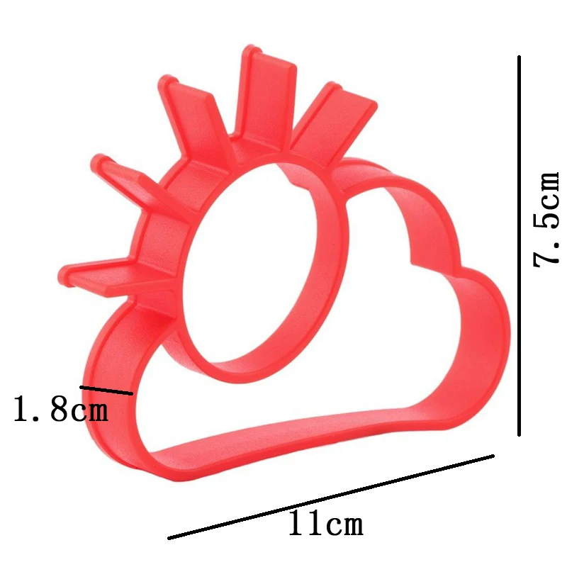 Милые Новые Блинные формы для завтрака, креативные инструменты, Трендовое яйцо, облако, приготовление пищи, солнце, сделай сам, горячие кухонные силиконовые формы