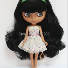 Новинка Arrvial 1/6 Обнаженная кукла Blyth, темнокожая кукла, кукла с темной кожей