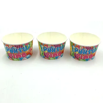 

50PCS/LOT ICE CREAM CUPS KIDS BIRTHDAY PARTY WEDDING PARTY SUPPLIES HAPPY BIRTHDAY PARTY ICE CREAM BOWELS
