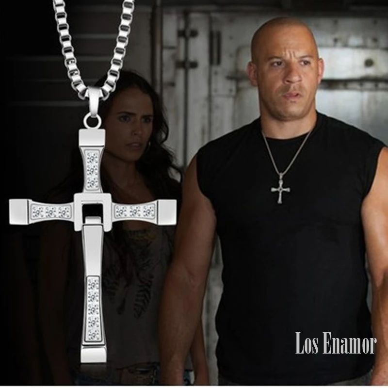 

Torredo Movie The Fast And The Furious Men Women Classic CROSS Pendant Necklace Silver Gold Color Maxi Steampunk Collares