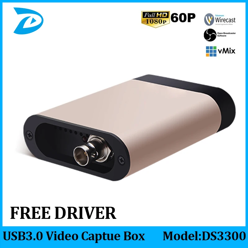 Full HD 1080P 3G SDI ключ захвата USB карта потокового видео в реальном времени к Захват WIN7