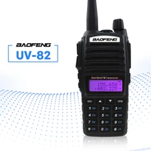 【Final clear ou】BAOFENG UV-82 Walkie Talkie 5 Вт двойной PTT портативный приемопередатчик Interphone FM приемник CB Ham Любительское двухстороннее радио