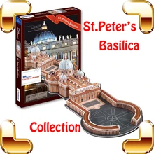 Подарок на год St. святого Петра Ватикан церкви 3D пазл римские католической Модель Строительство Holy Land головоломки Бумага DIY настоящую игрушку