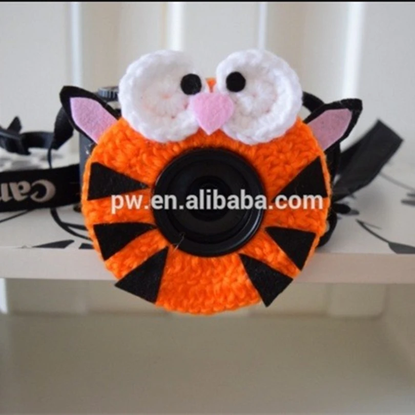 Camera Buddies Handmade Crochet Knitted Animal Lens Buddy Photography Accessories
