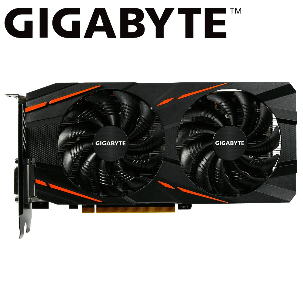 Графическая карта Gigabyte Radeon rx 580 8G RX580 питается от интуитивно понятного