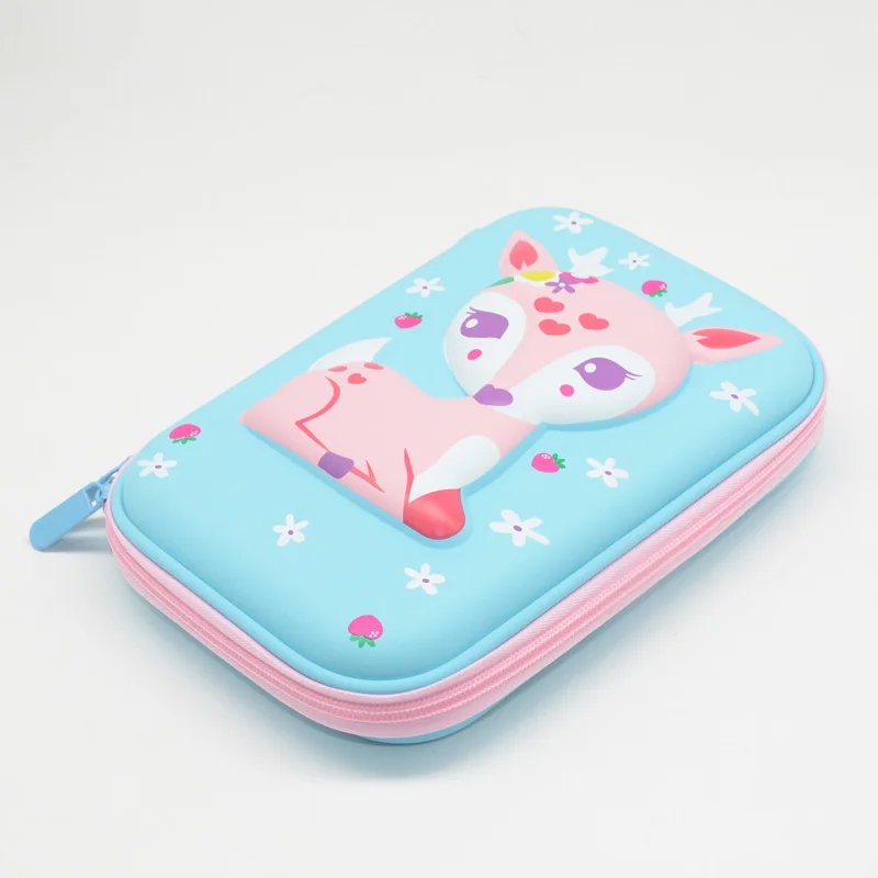 Чехол для карандашей с акулой EVA estuche escolar из искусственной кожи trousse scolaire stylo Kawaii чехол для ручек с изображением рыбы и единорога, пенал kalem kutusu