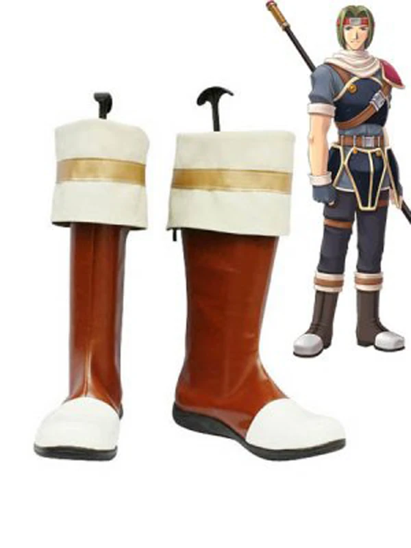 

The Legend of Heroes VI Kurz Nardin Halloween Cosplay Boots Shoes Anime Party Cosplay Boots Adult Men Shoes